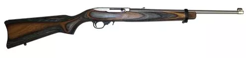 10/22 CAR 22LR SS/BLK/BRN LAM#