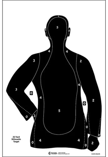 Action Target B21EBLACK100 Qua