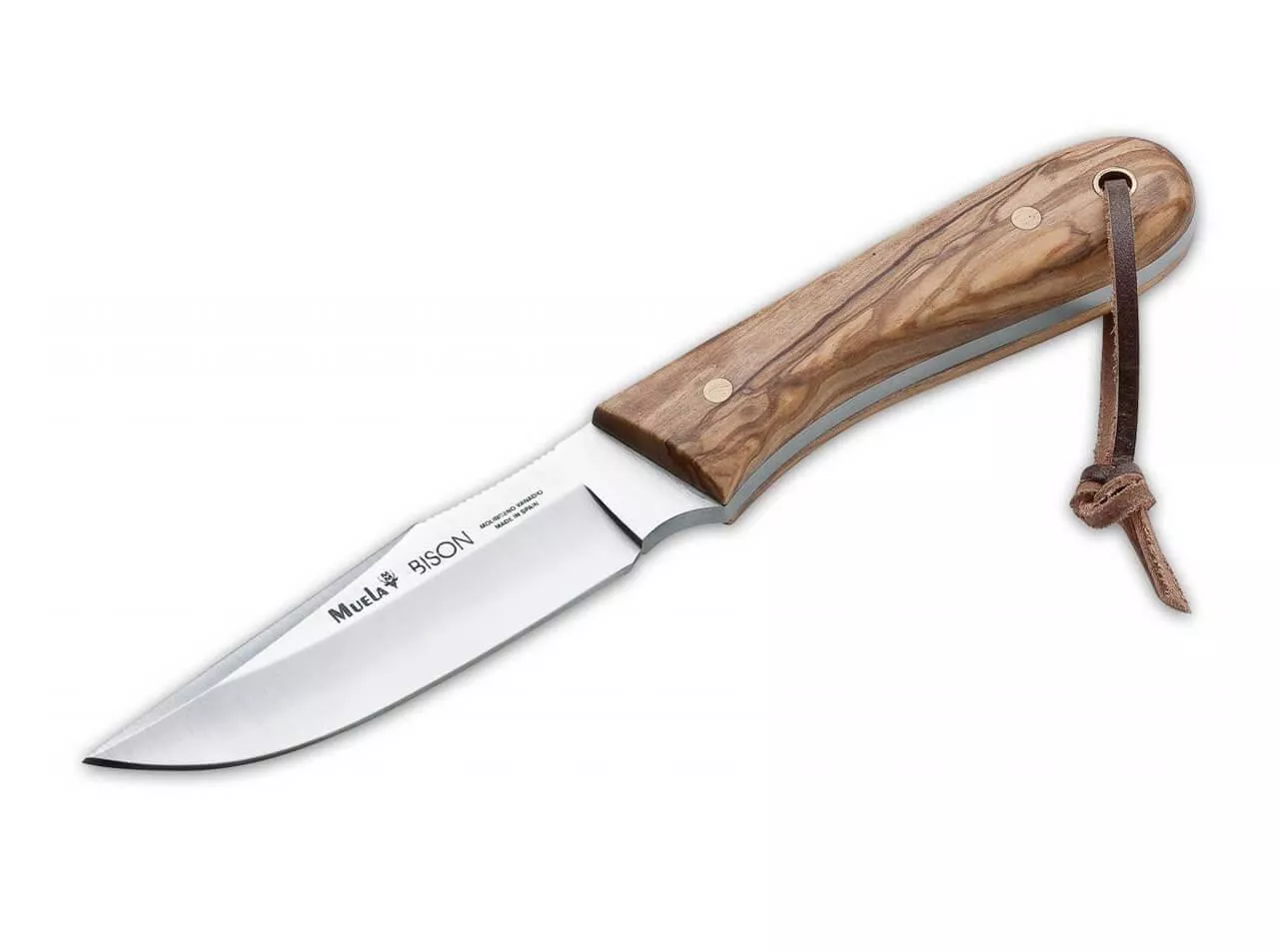 Boker Muela Bison Olive Fixed Blade Knife (02MU008)