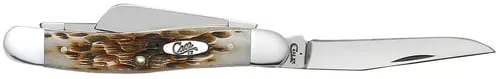 CASE KNIVES AMBER BONE PEACH S