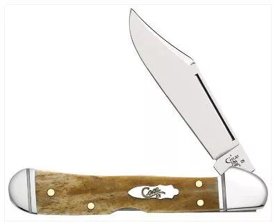 Case Knives Smooth Antique Bone Mini CopperLock (58186)