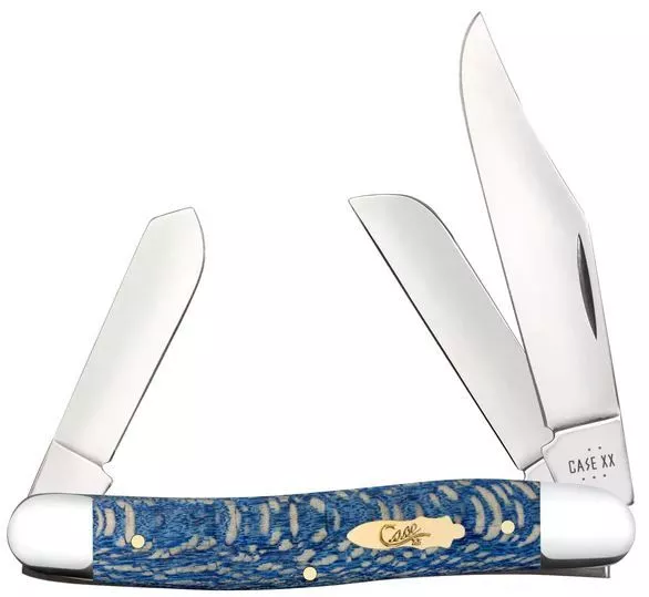 Case Smooth Blue Sycamore Wood Stockman, 63732