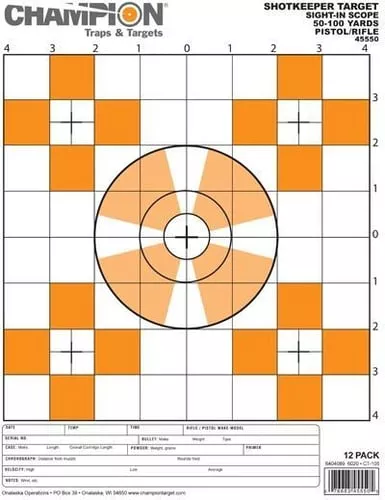 Champion Shotkeeper Targets Or