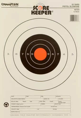 Champion Targets 45723 Score K