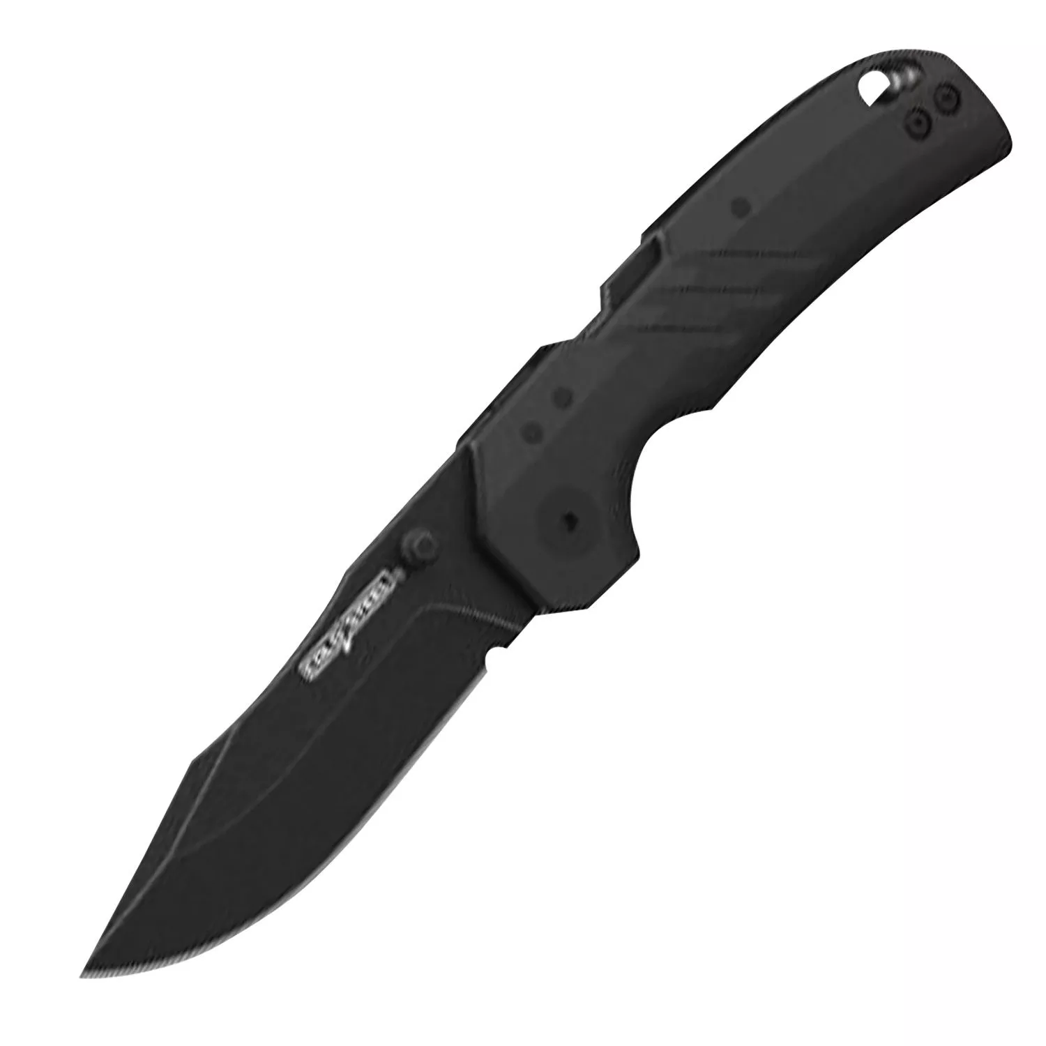 Cold Steel CSFL30DPLC10B Engage 3" Folding Clip Point Plain Black PVD Stonewashed SS Blade, 4.11",Black GFN Handle Includes Belt Clip
