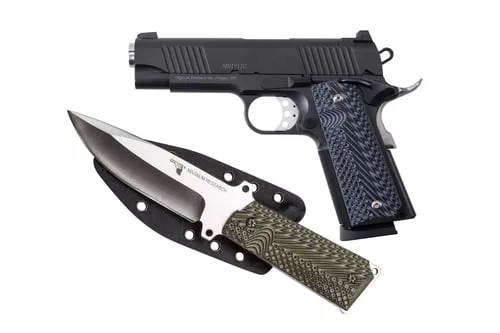 DE 1911 45ACP 4.33" KNIFE# | BLACK