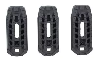 Die Free Co. Dos Boot +2 AR-15 Magazine Extension, 3-Pack, Black, DOSBOOTBLK