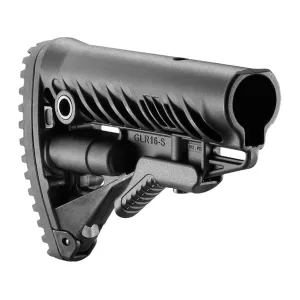 FAB Defense Stock with Battery Storage Black