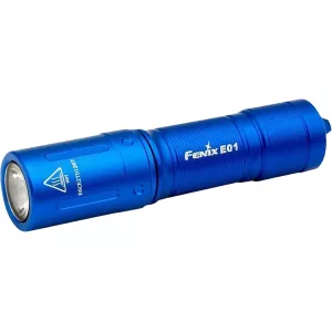 Fenix E01 V2.0 Flashlight AAA Battery Blue