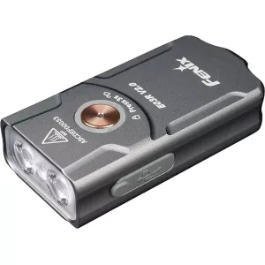 Fenix E03R V2.0 Keychain Rechargeable Flashlight Gray