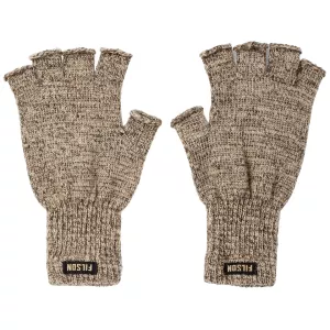 Filson Men's Knit Fingerless Gloves Root Medium