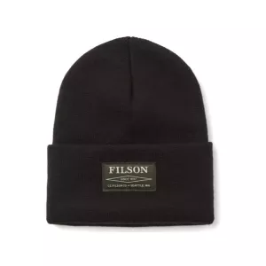 Filson Mens Ballard Watch Cap Black