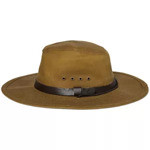 Filson Mens Tin Bush Hat Large Dark Tan