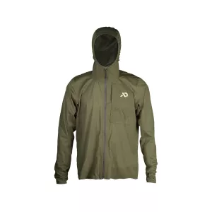 First Lite Men's Flashstorm Rain Jacket Conifer Medium