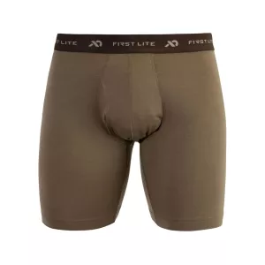 First Lite Men's Wick Game Boxer Briefs Dry Earth Medium