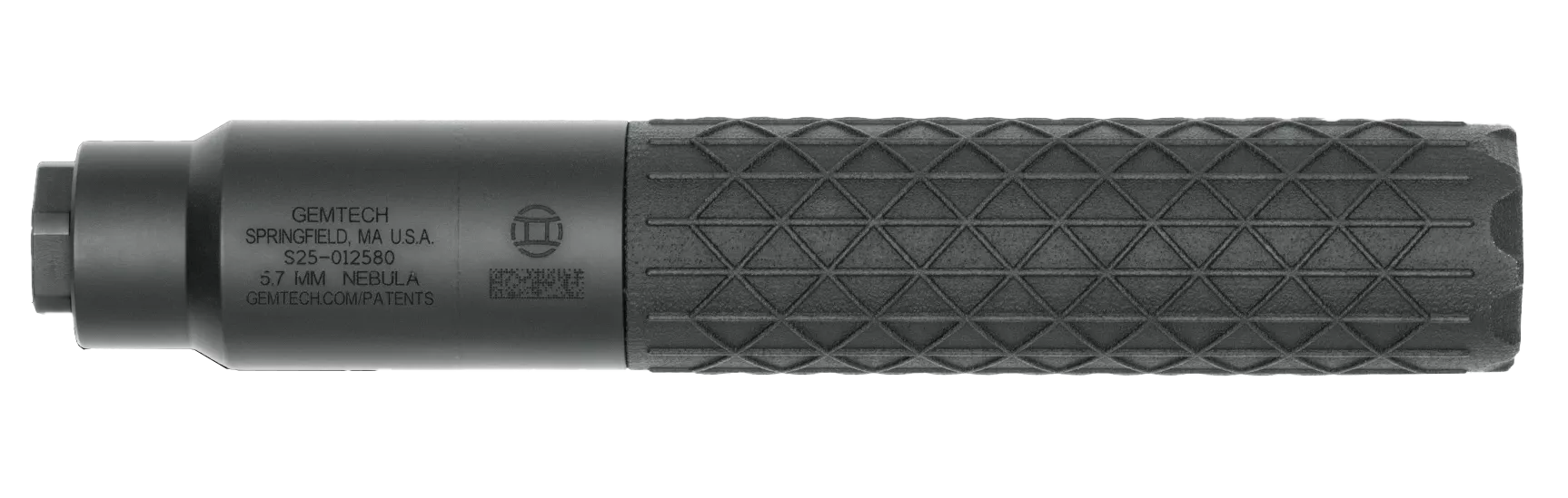 Gemtech Nebula 5.7x28mm Titanium Suppressor, Direct Thread