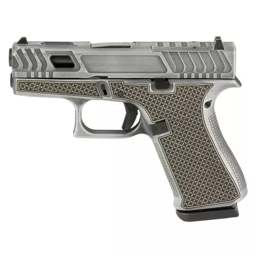 GLOCK 43X HOTH 9MM 10RD BW GREY