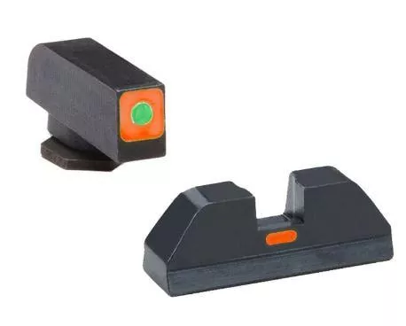 Green Tritium Outline Orange S