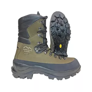 Hoffman Boots Classic Composite Toe Lineman 8" Work Boots Leather Olive Men's 9.5 D