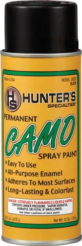 HS CAMO SPRAY PAINT FLAT BLACK