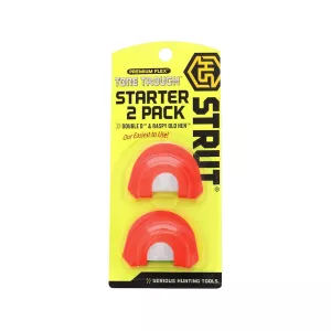 HS Strut Tone Trough Starter Diaphragm Turkey Call 2PK