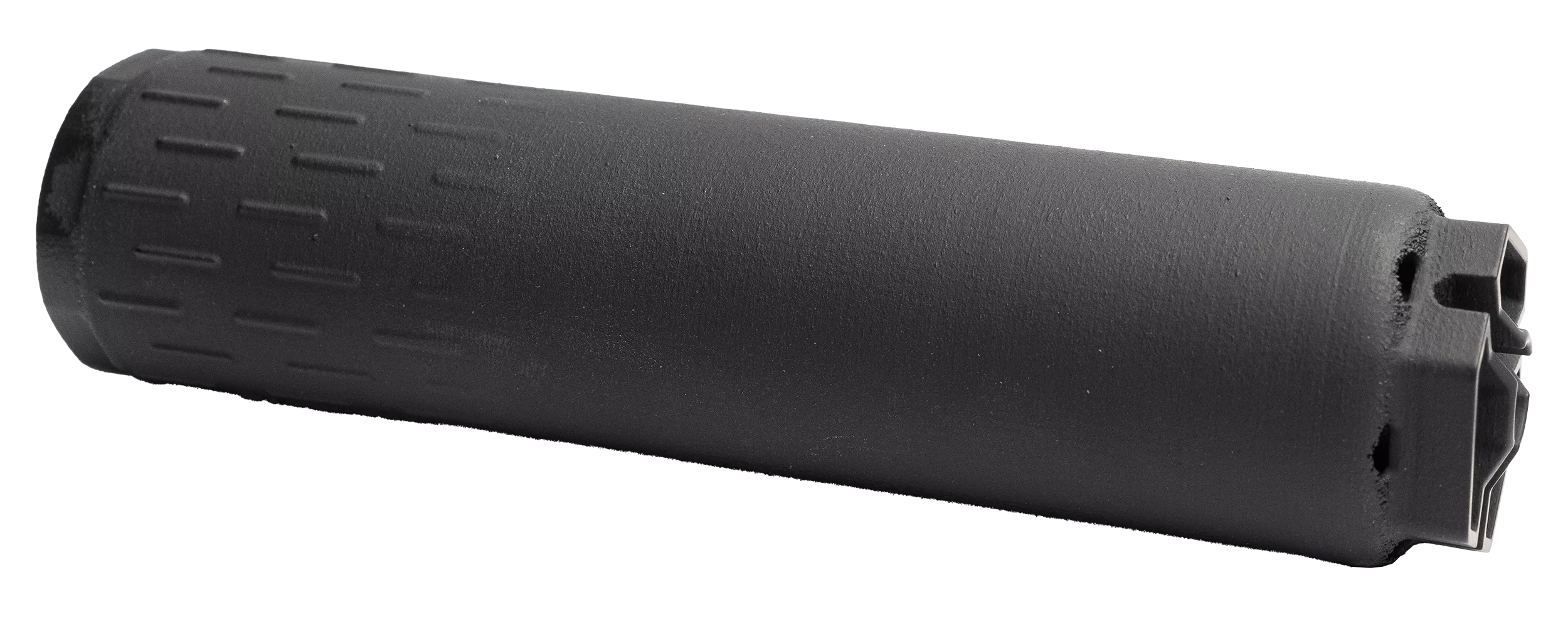 HUXWRX Flow Range 36 Ti Flow-Through Titanium Suppressor Direct Thread Mount, Black