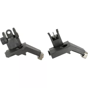 JE Machine Offset Flip-Up Sight Set AR-15 Polymer
