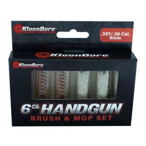 KleenBore 6 Piece Bore Brush and Mop Set 9mm