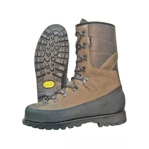 Meindl Eureka Safety Toe 10" Work Boots Leather Brown Men's 9 D