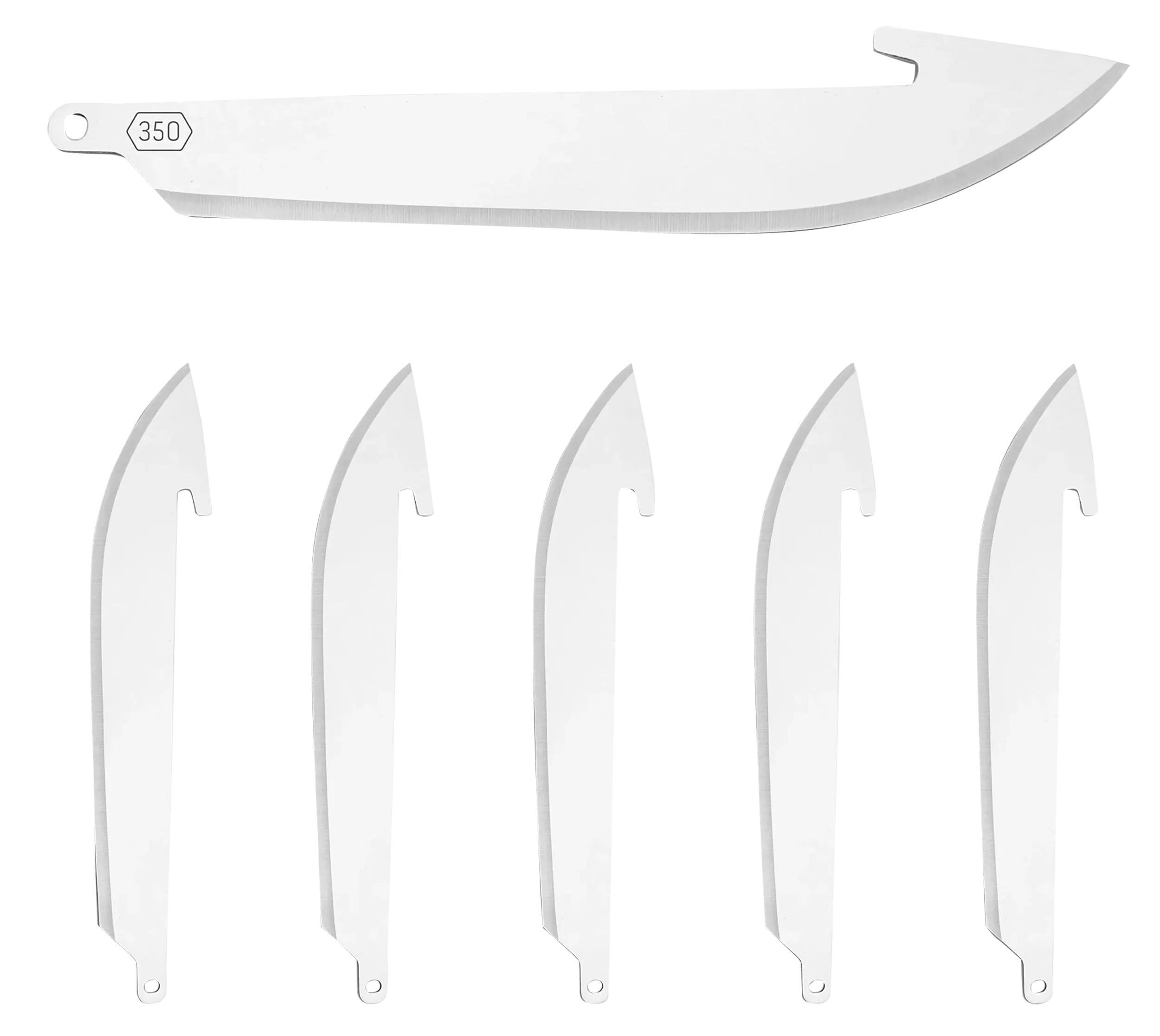 Outdoor Edge 3.5" Replacement Blades, 6 Pack (RR356)