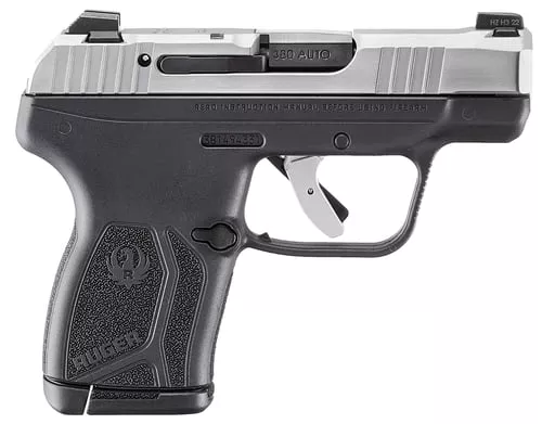 RUGER LCP MAX 380ACP 2.8" 10RD BK/SV