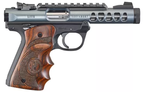 RUGER MRK IV LITE 22LR 4.4" GRY WD