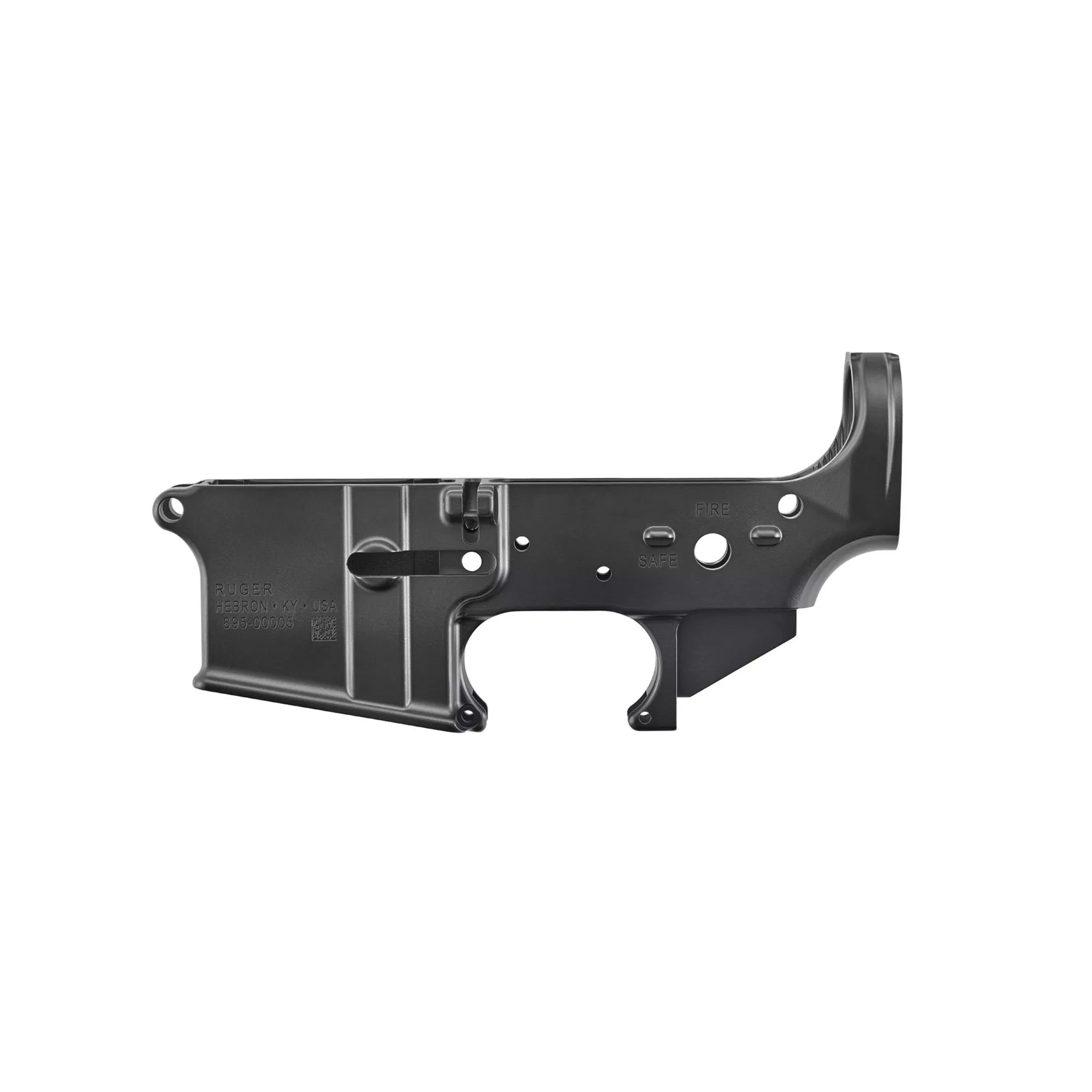 Ruger Stripped LowerReceiver, Anodized Black Finish (28500)