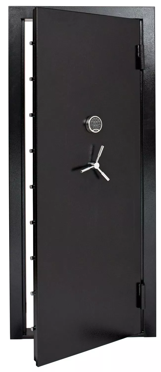 SnapSafe Out-Swing Vault Door, 32" x 80", Black (75419)