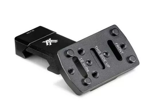 Vortex Pro 45° Offset Accessory Picatinny Mount 45RDM-2, Black, Delta Point/Acro P2