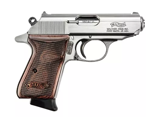 WAL PPK/S 380ACP 3.3" 7RD STS WLNT