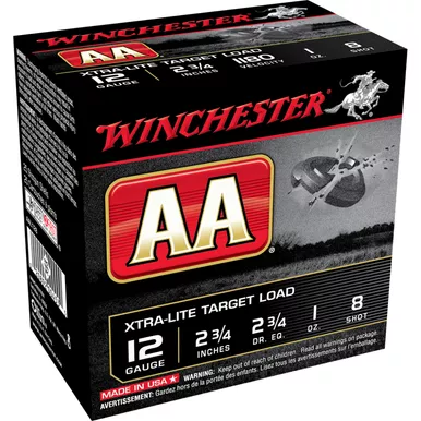 Winchester AA Ex-Light 12GA 2.75" #8