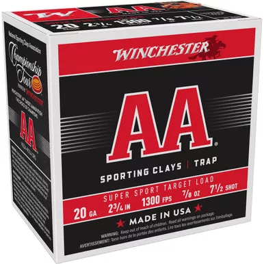 Winchester AA Sprt SC 20GA 2.75 #7.5