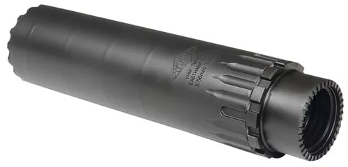 YHM Turbo T3 Suppressor with QD Flash Hider 5.56mm Stainless Steel/Cobalt 1/2x28