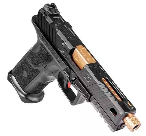 Zev OZ9 Pistol Standard Black Slide Bronze Threaded Barrel